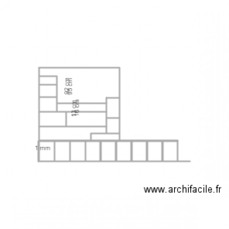 meuble bibliotheque 1. Plan de 15 pièces et 3 m2