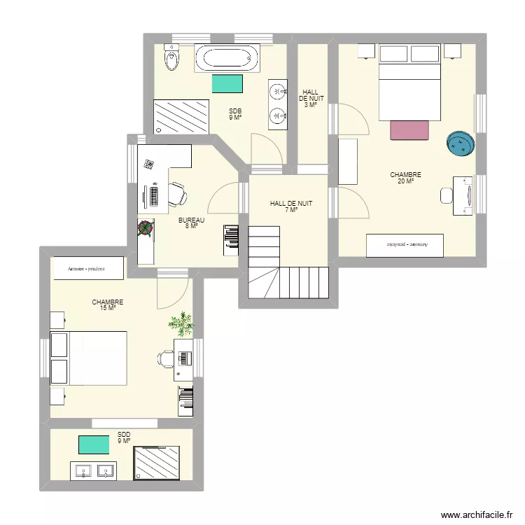 ACCSEpr29 / 1. Plan de 7  et 65 m²