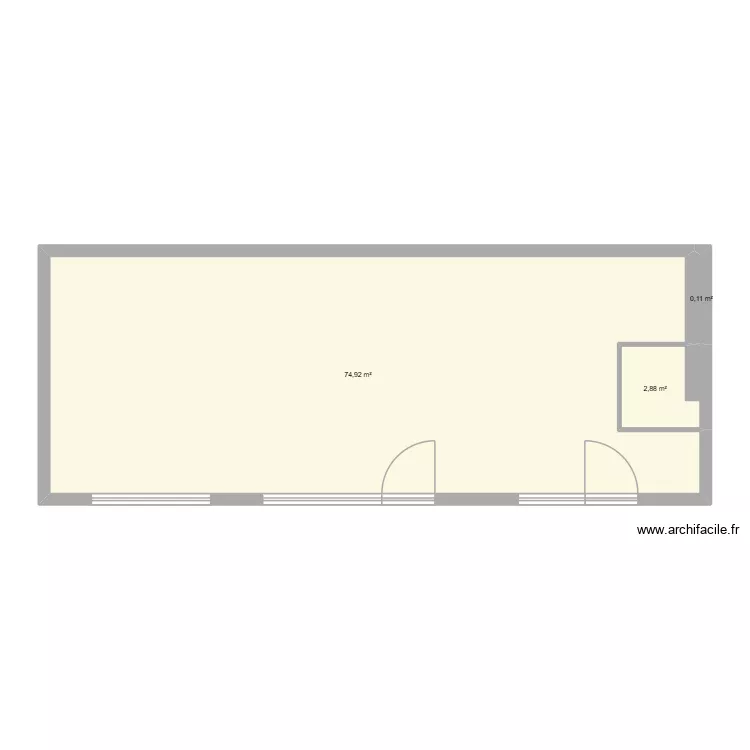 Tech iT nu WC. Plan de 3 et 78 m² Tech iT nu WC. Plan de 3 et 78 m²