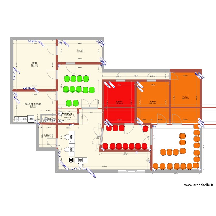 compiegne TEST 1. Plan de 12 pièces et 2197 m2