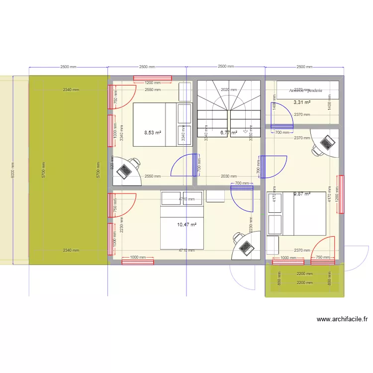 105-2 новый  1 этаж. Plan de 