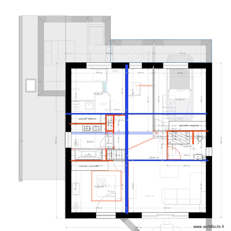 sdb aubade. Plan de 0 pièce et 0 m2