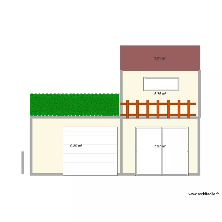 garage. Plan de 