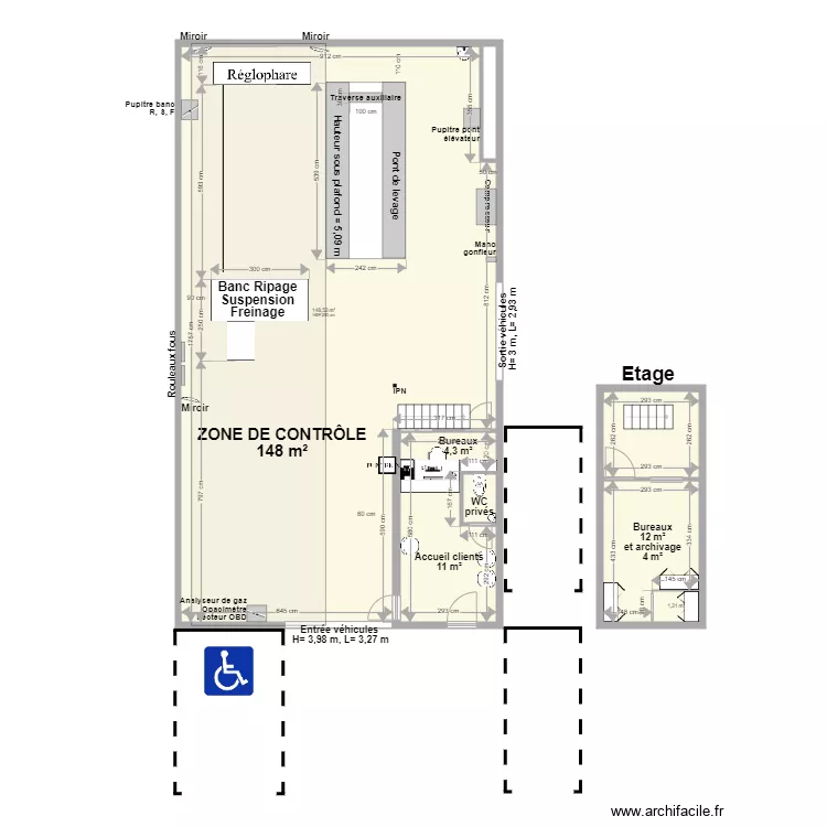 CCT VL PONT EVEQUE FRANCE CT. Plan de 