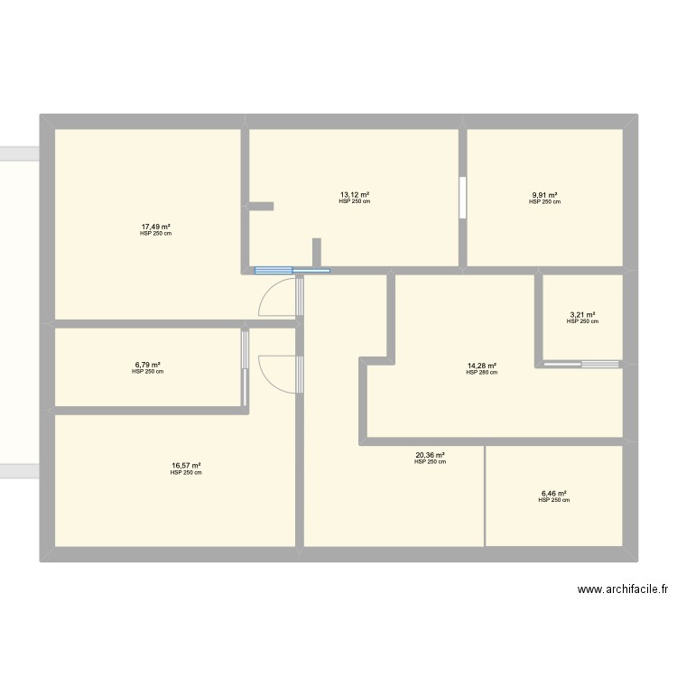 moises. Plan de 0 pièce et 0 m2