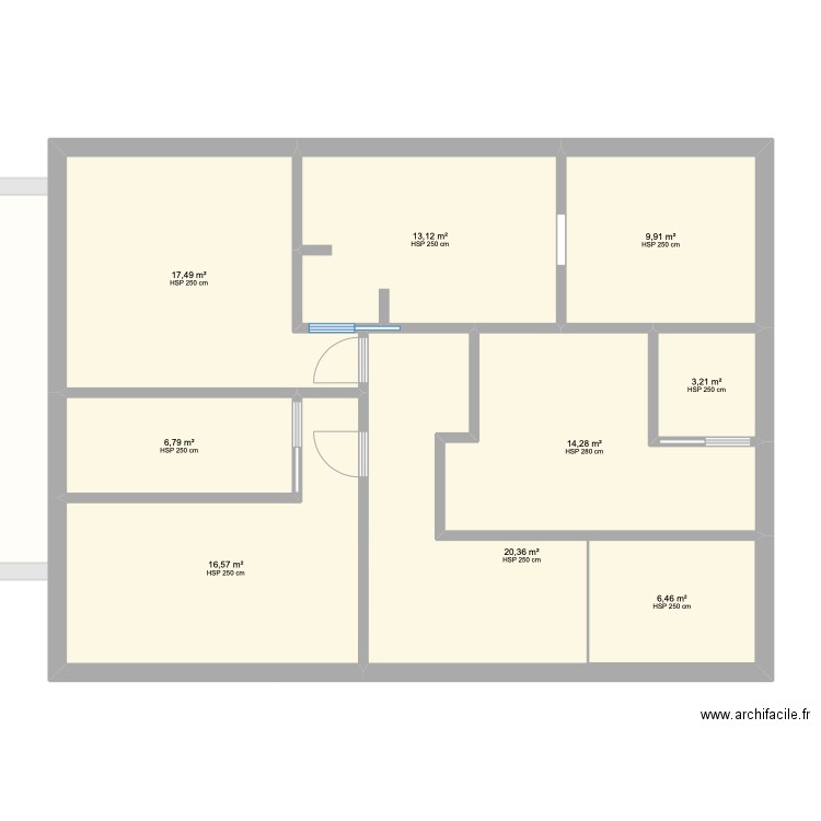 moises. Plan de 0 pièce et 0 m2