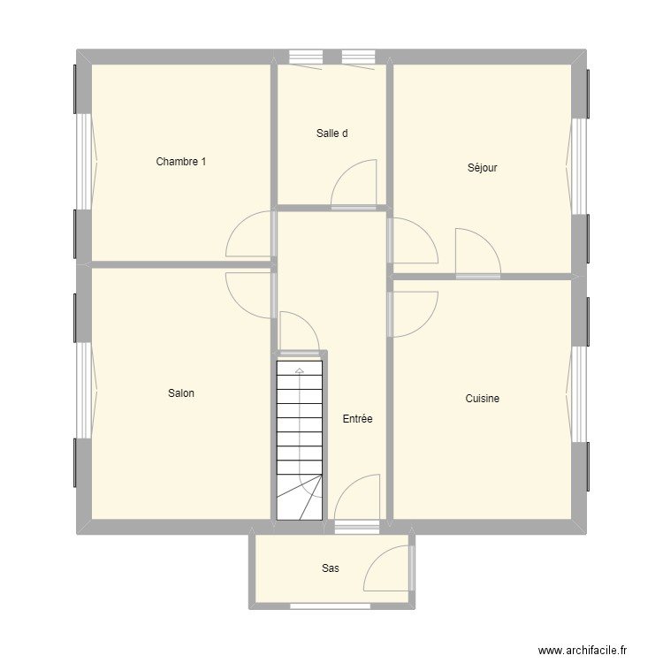Croquis BLANCHETON Rch. Plan de 0 pièce et 0 m2