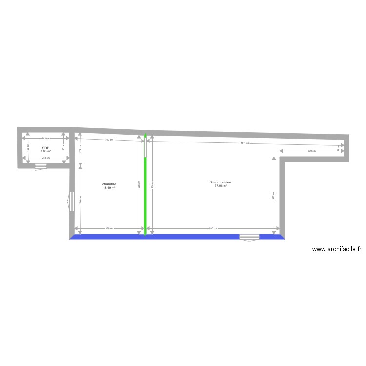 Appartement 7 essais 2. Plan de 0 pièce et 0 m2