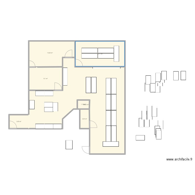 Medecin13. Plan de 7 pièces et 110 m2