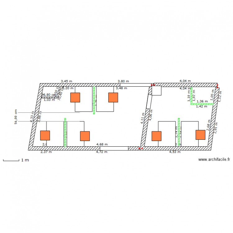 bureau 2. Plan de 0 pièce et 0 m2