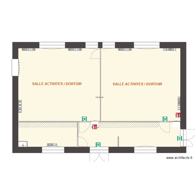 busserolles. Plan de 0 pièce et 0 m2