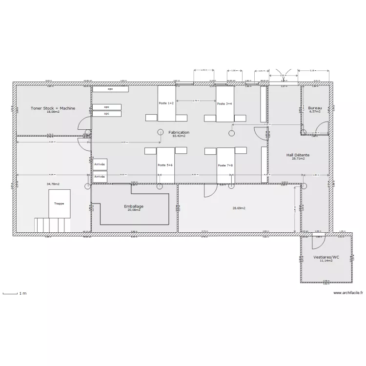 Brignoles 8 rdc. Plan de Brignoles 8 rdc. Plan de