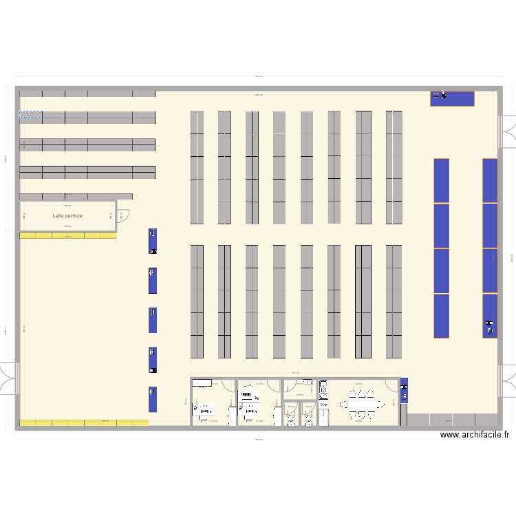 Aurillac. Plan de 8 pièces et 611 m2