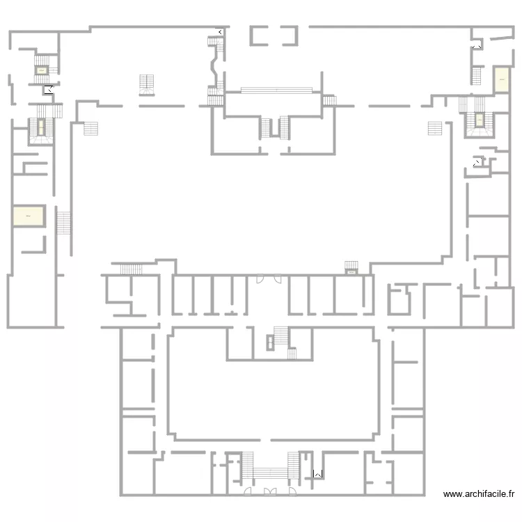 batiment A rdc. Plan de 