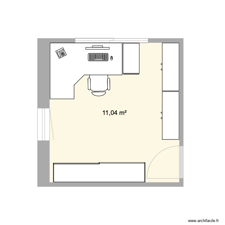 bureau cave. Plan de 0 pièce et 0 m2