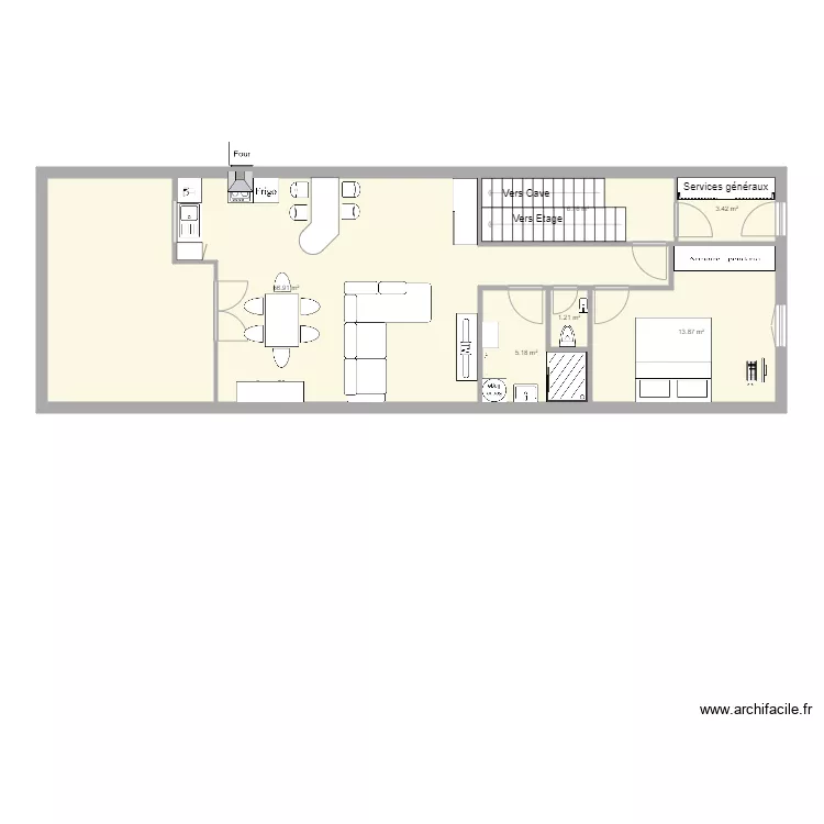 PUYLAURENS RDC. Plan de 