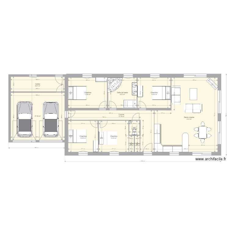 DOUDY. Plan de 0 pièce et 0 m2