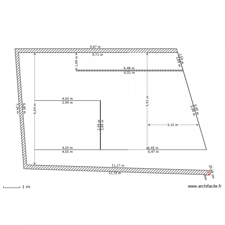 reno1.4plancher. Plan de 