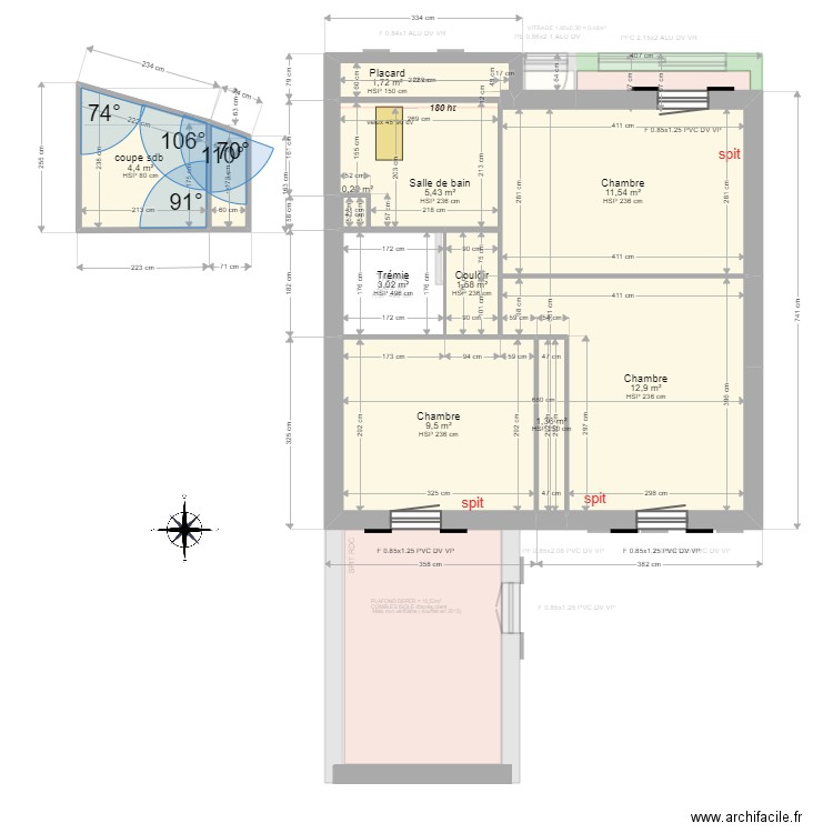 FLORIAN. Plan de 19 pièces et 114 m2