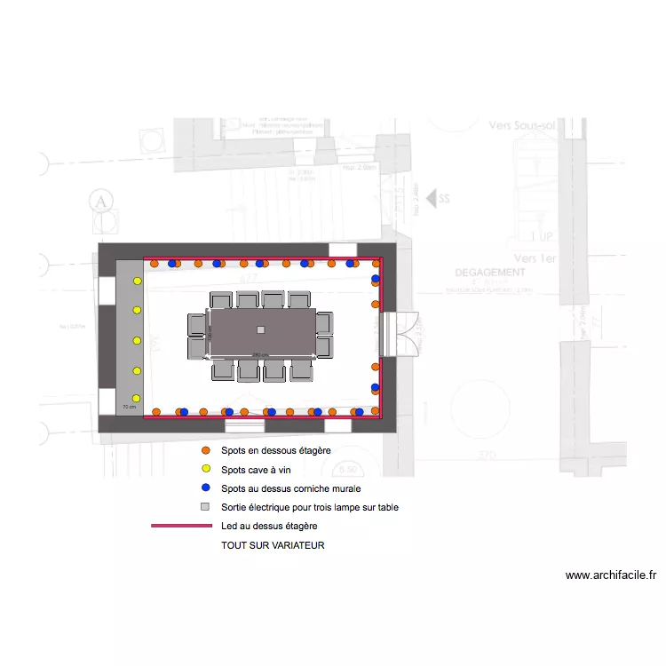 Cave a vin électricité. Plan de Cave a vin électricité. Plan de