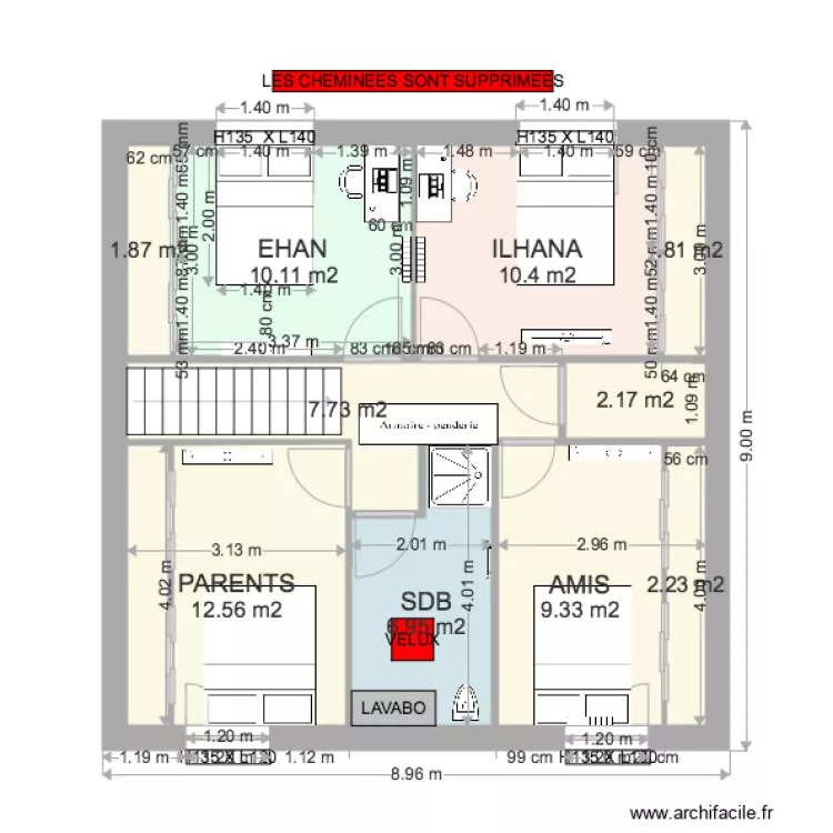 SERDAL ETAGE V3 AVRIL 16. Plan de 