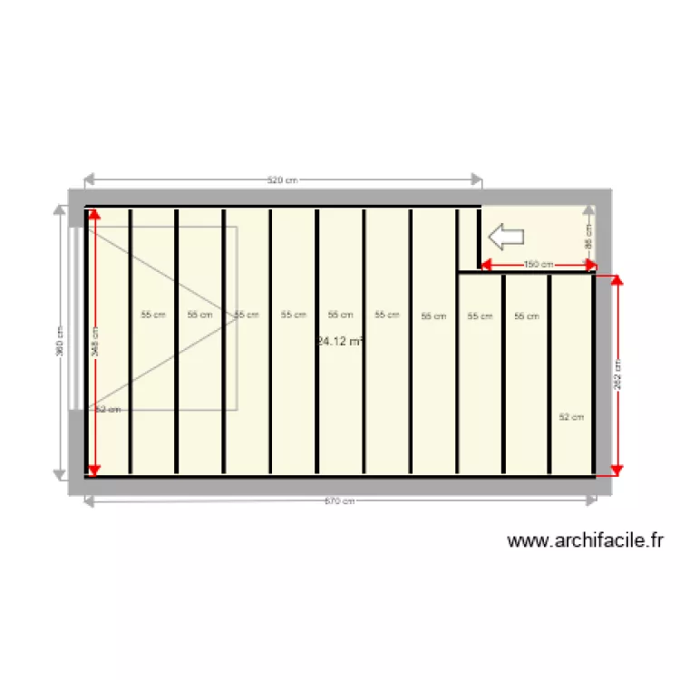 Solivage garage. Plan de Solivage garage. Plan de