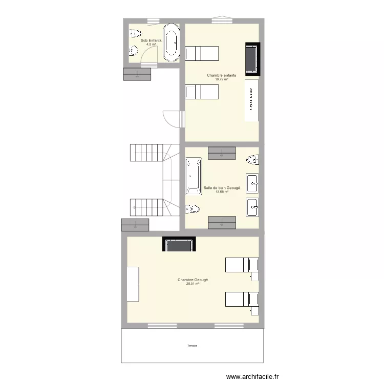 Geougé 1. Plan de Geougé 1. Plan de