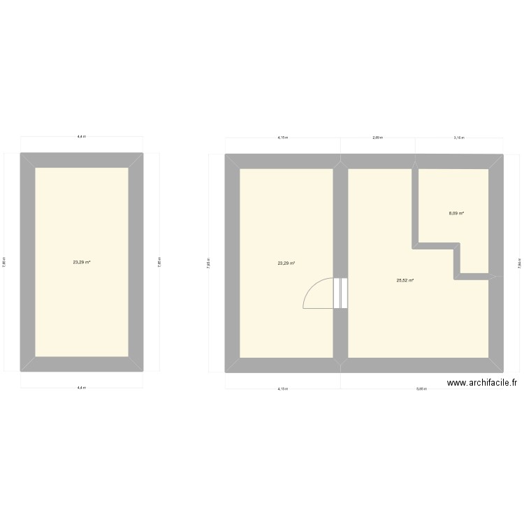 grange. Plan de 0 pièce et 0 m2