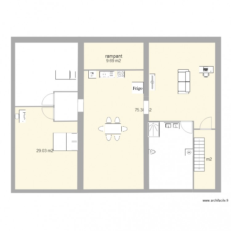 haxo 3ème. Plan de 0 pièce et 0 m2