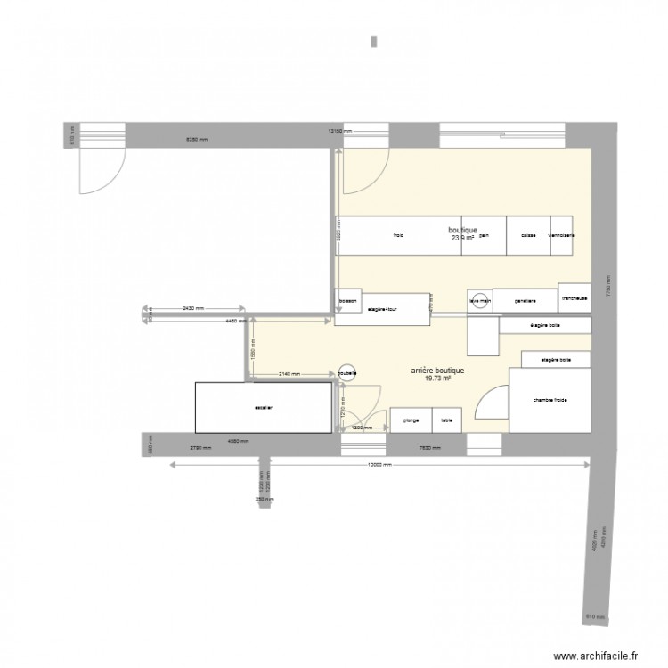 MAGASIN ST PALAIS 4. Plan de 0 pièce et 0 m2