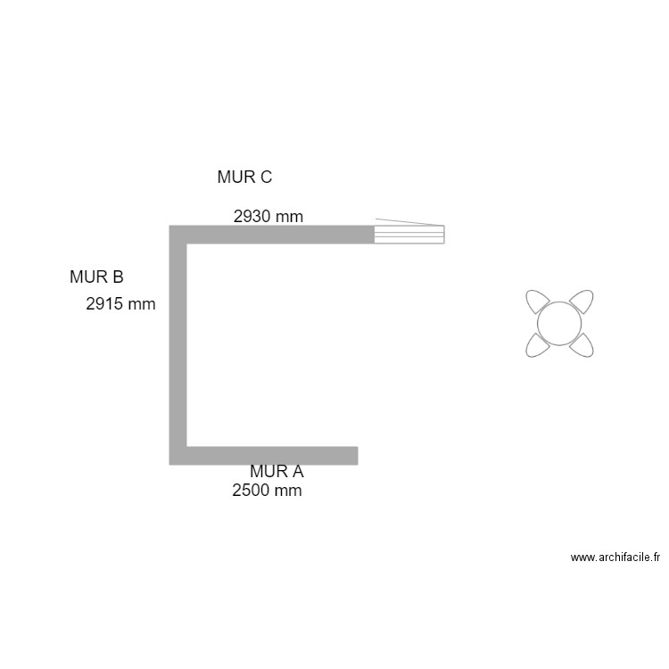  cotes cuisine . Plan de 0 pièce et 0 m2