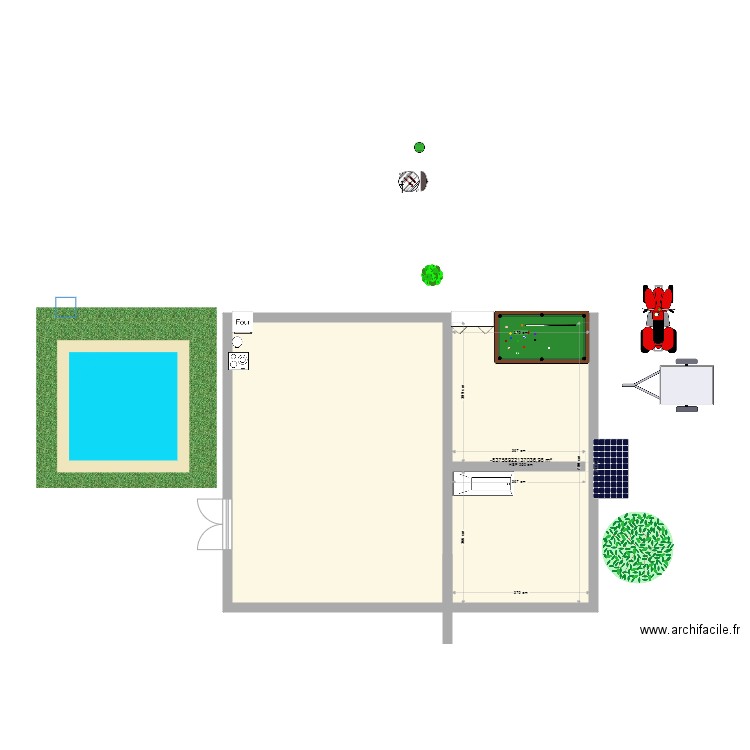 planGala. Plan de 1 pièce et 29 m2