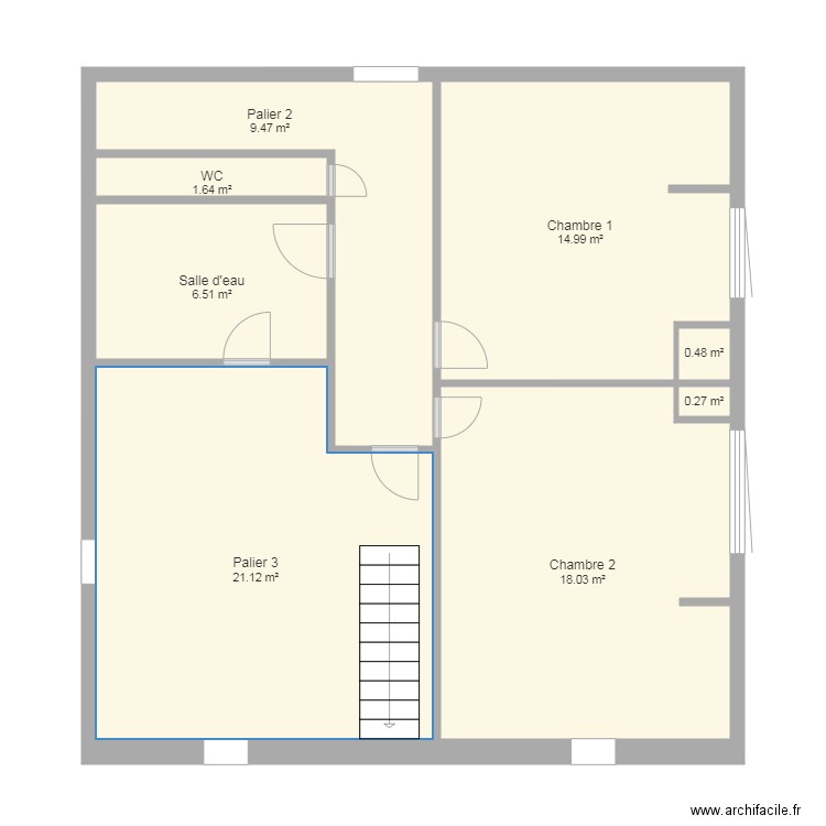 pavillon Cormeilles en parisis 2ieme étage. Plan de 0 pièce et 0 m2