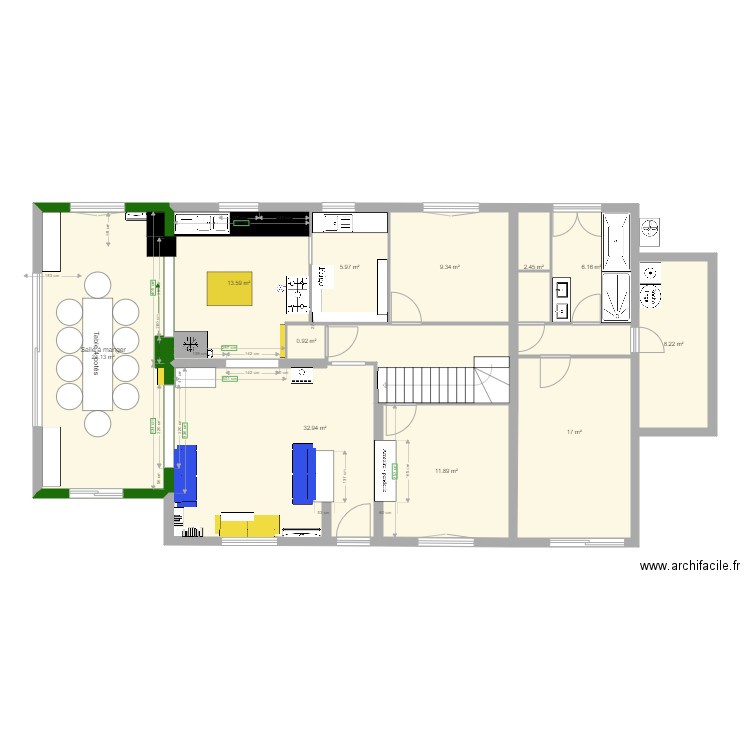 plan cuisine 1 nov 2020. Plan de 0 pièce et 0 m2