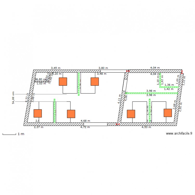 bureau 2. Plan de 0 pièce et 0 m2