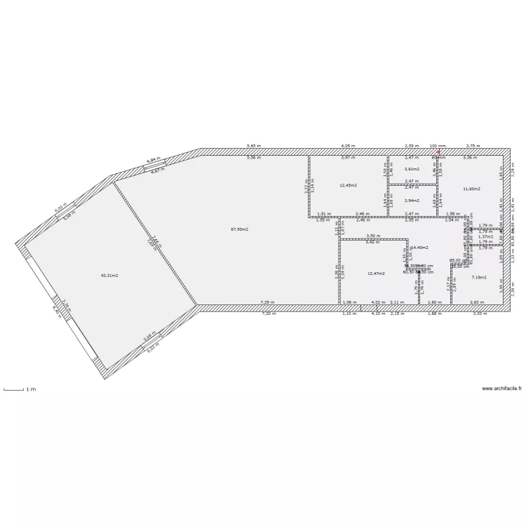 plan seb 3chambre. Plan de 
