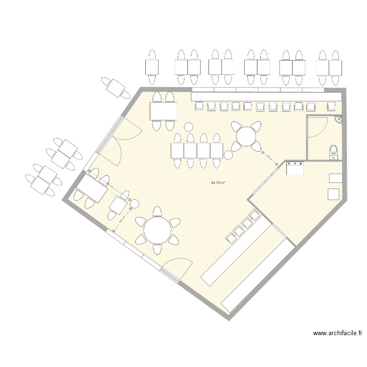 LOCAL CHANTELOUP. Plan de 0 pièce et 0 m2