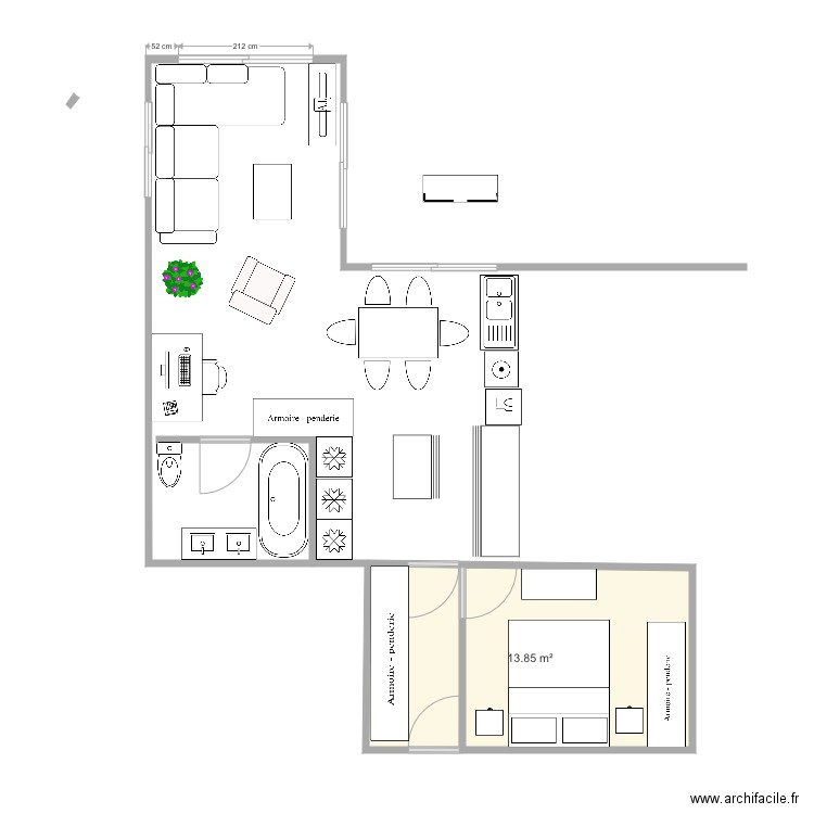 Botta. Plan de 0 pièce et 0 m2