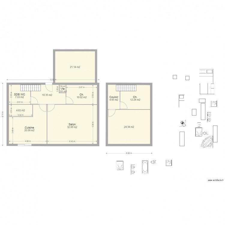 dernier plan . Plan de 0 pièce et 0 m2