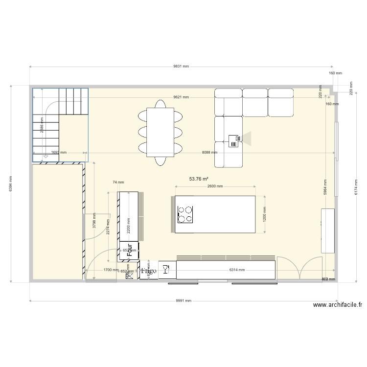 Maison Plan du RDC. Plan de 0 pièce et 0 m2