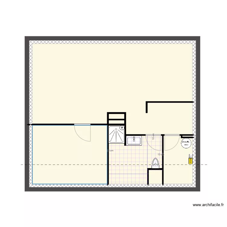 Appartement ETAGE Carrelage. Plan de 