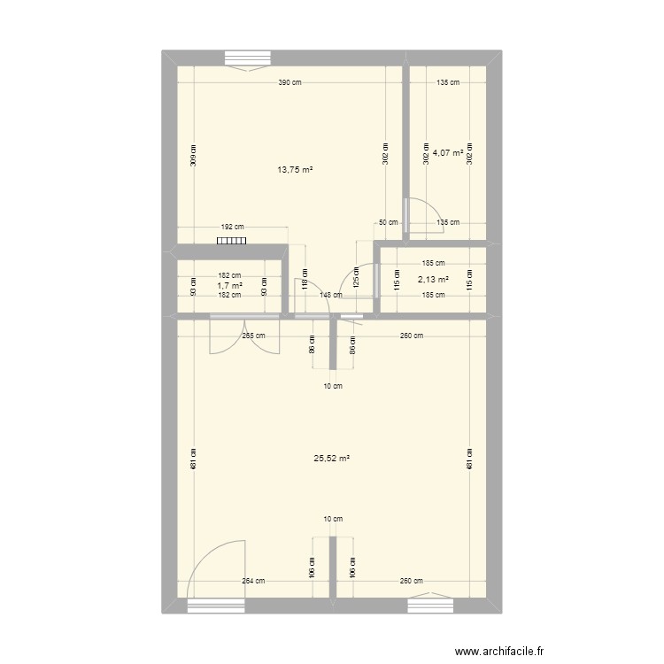 serres par pièce mesure. Plan de 0 pièce et 0 m2
