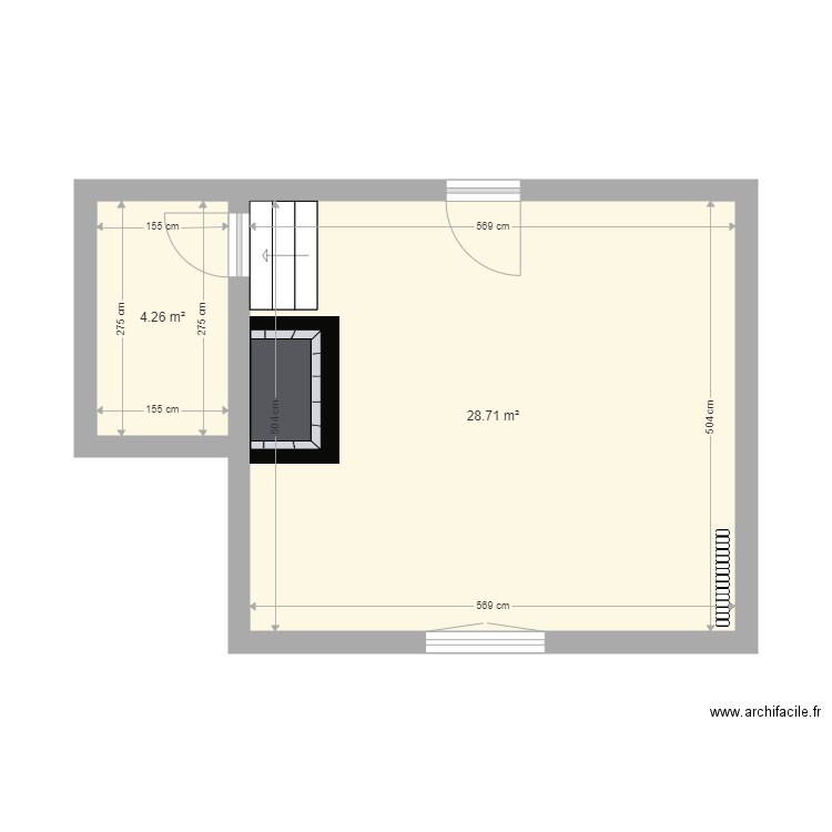 Manoir 1er étage CHAMBRE SDD JJH. Plan de 0 pièce et 0 m2
