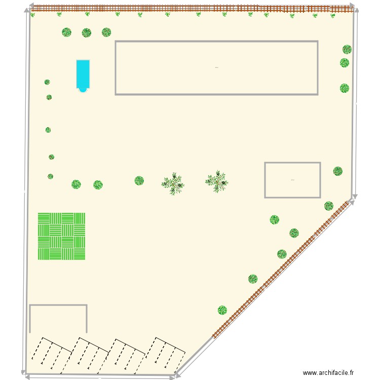 Jardin. Plan de 0 pièce et 0 m2