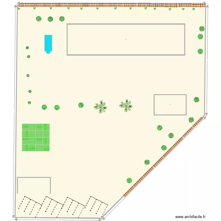 Jardin. Plan de 