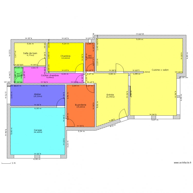 MAISON1. Plan de 0 pièce et 0 m2