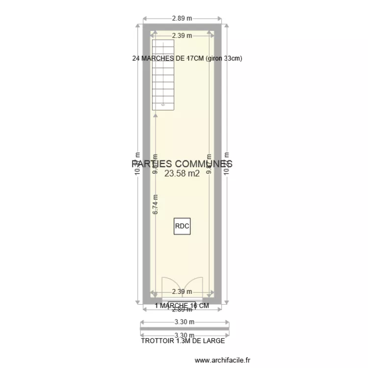 RDC MAITRE SIMON PEREZ. Plan de RDC MAITRE SIMON PEREZ. Plan de