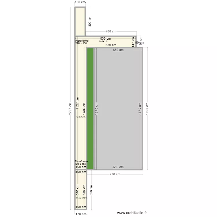 Pole Medicale. Plan de 