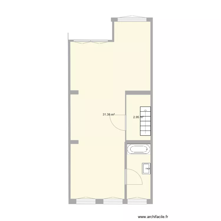 MORICHARD 13 1ETAGE. Plan de 