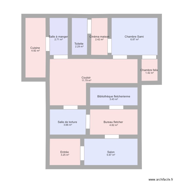 Projet math mon beau Sami . Plan de 0 pièce et 0 m2